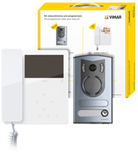 Elvox tweedraads audio-video intercom kit 1300+Tab 4.3 inclusief DIN-rail voeding 