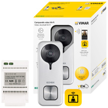 Elvox K40965 Wi-Fi video deurbel kit - inclusief DIN-rail voedingsmodule en ingebouwd relais 